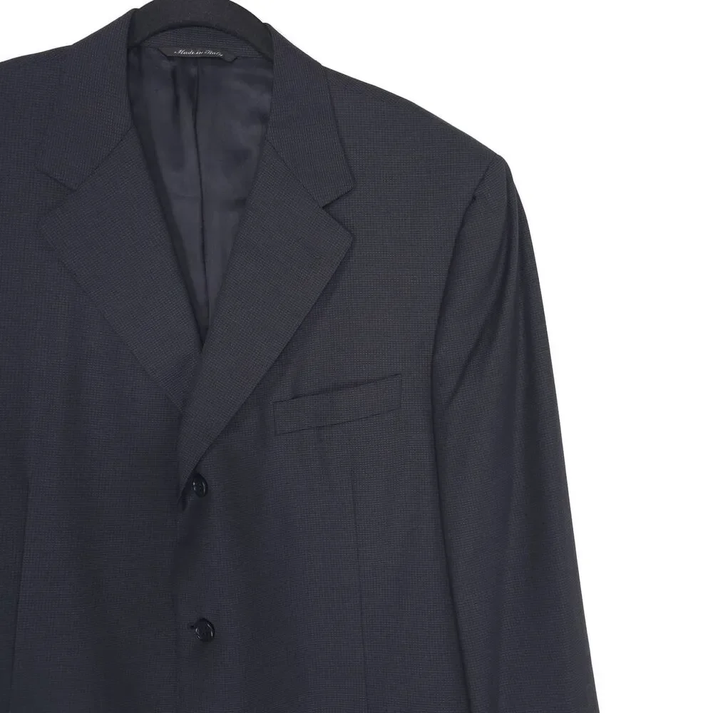 CANALI Men's Wool Blazer EU‎ 56R US 46R Navy Sport Coat Italy Made WOOLMARK